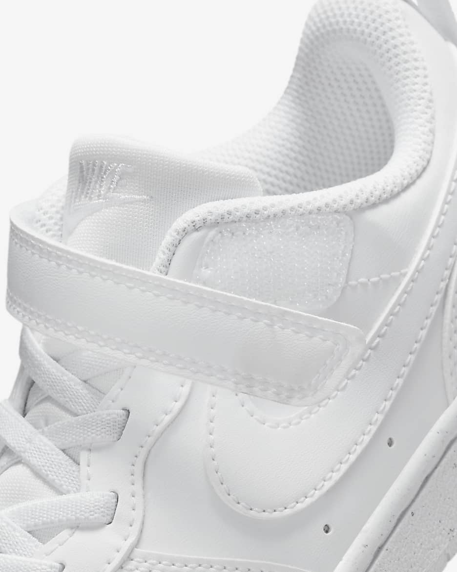 Nike white court borough sneakers best sale